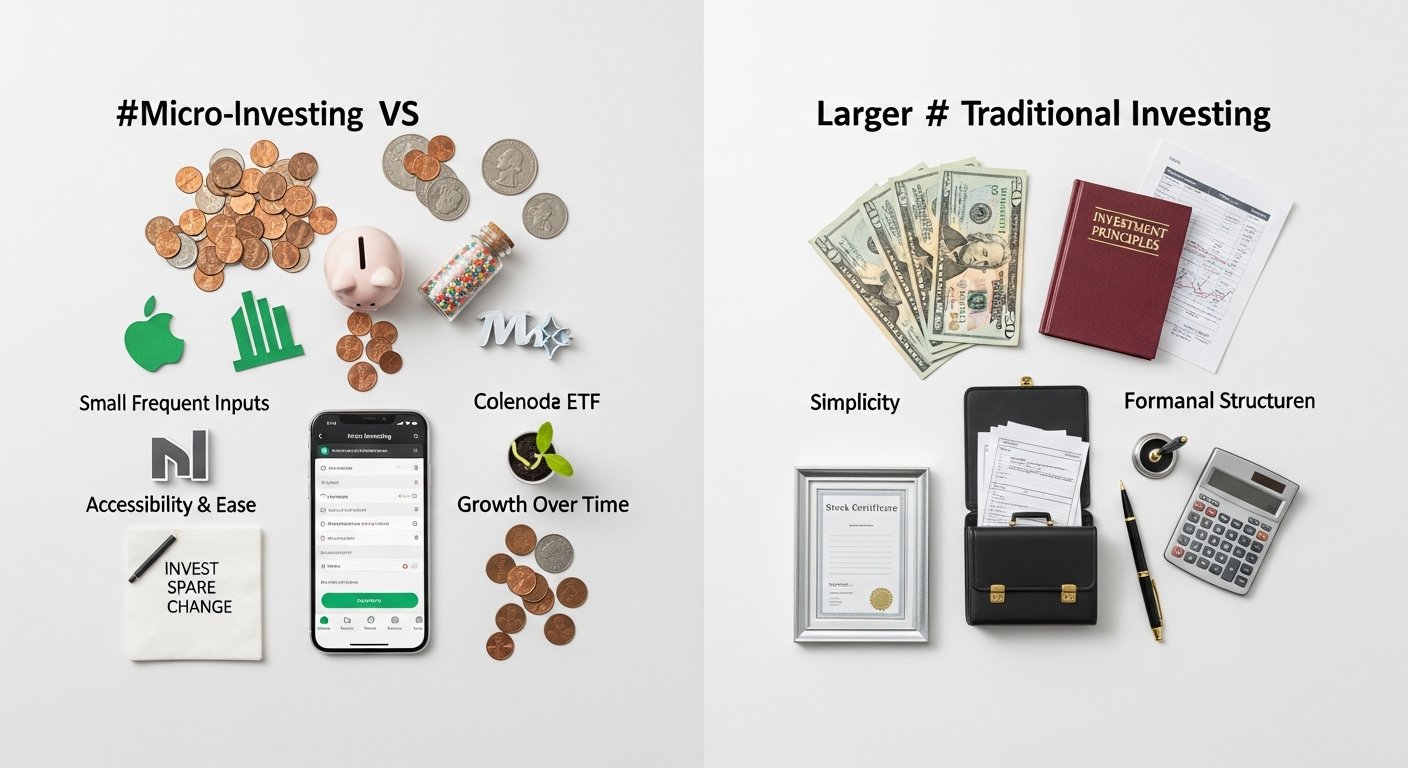 micro-investing vs traditional investing - photo 2 illustration