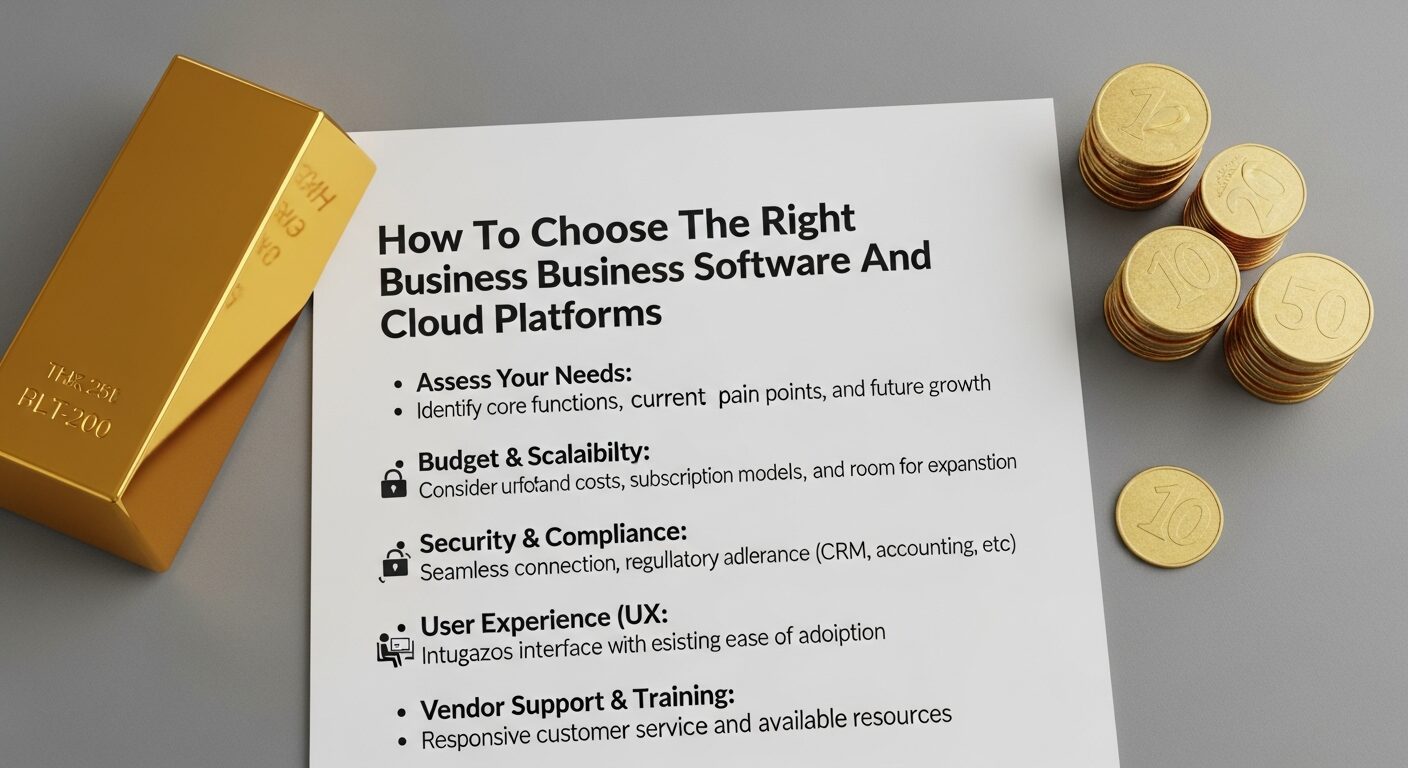 How To Choose The Right Business Software And Cloud Platforms