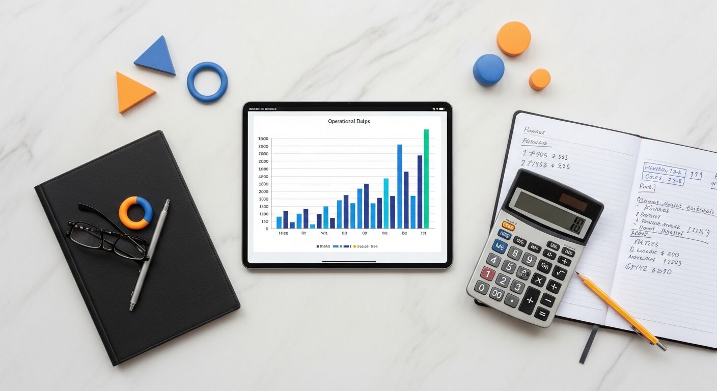 Financial management software dashboard showing business accounting reports