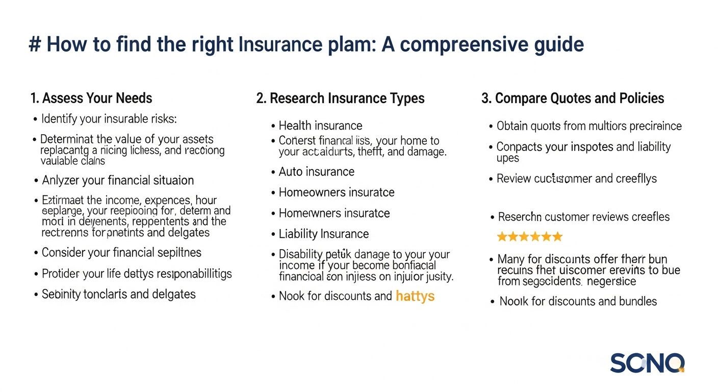 How To Find The Right Insurance Plan For You