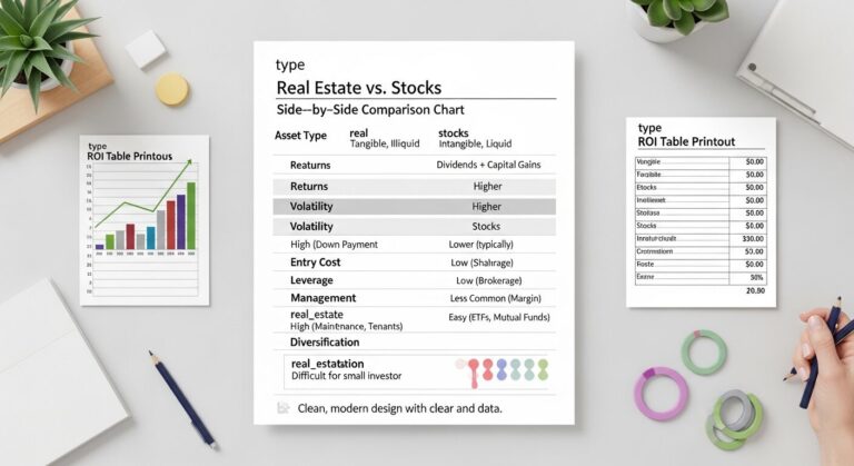real estate vs stocks investing 2026