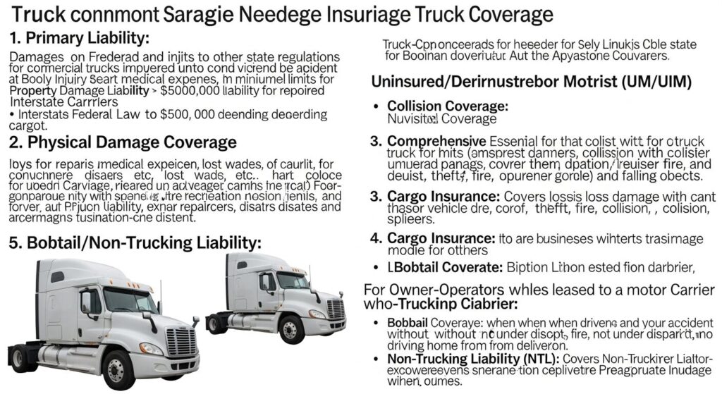 What types of truck insurance coverage do you need