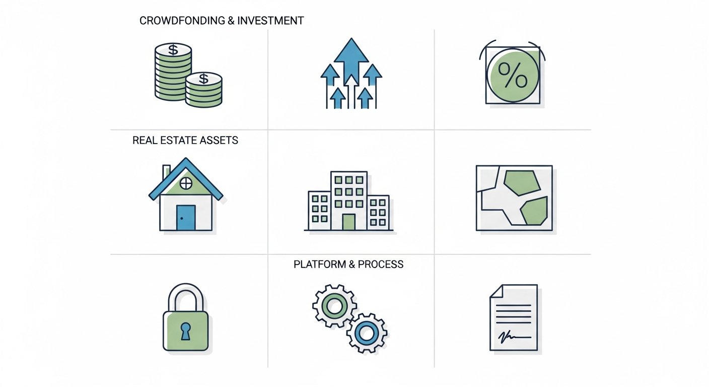 core selection criteria for crowdfunded investment sites — real estate crowdfunding platforms