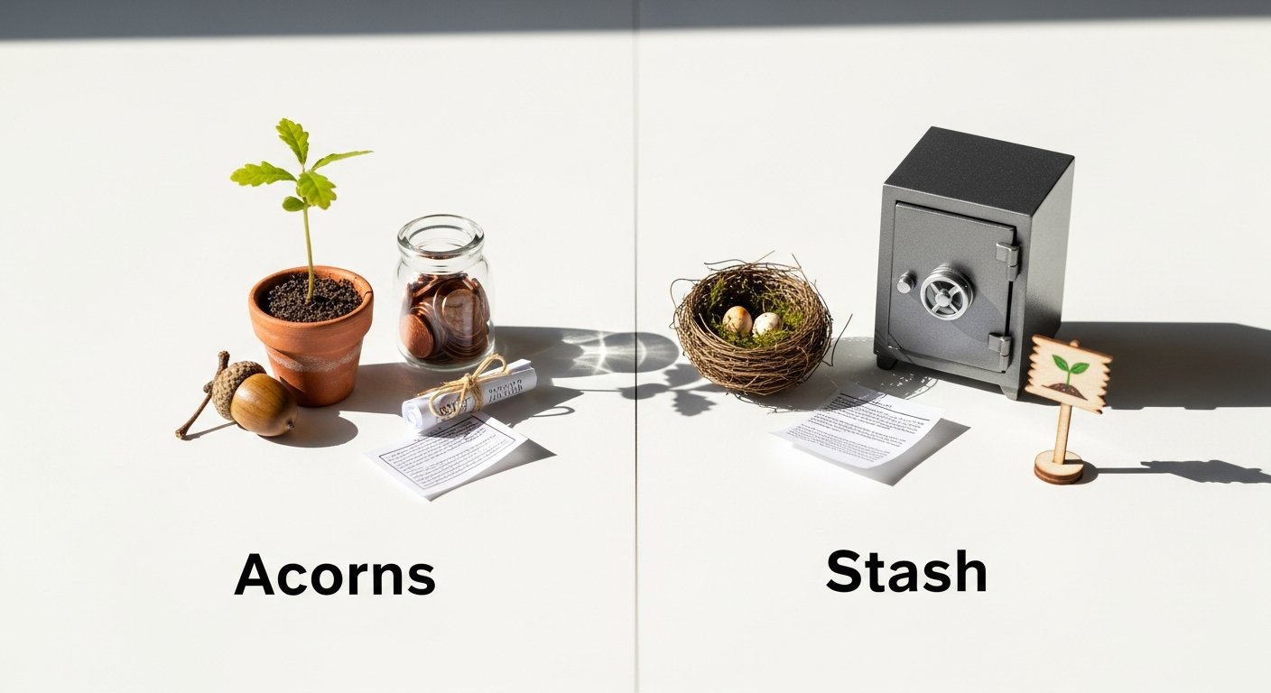 acorns vs stash - photo 2 illustration