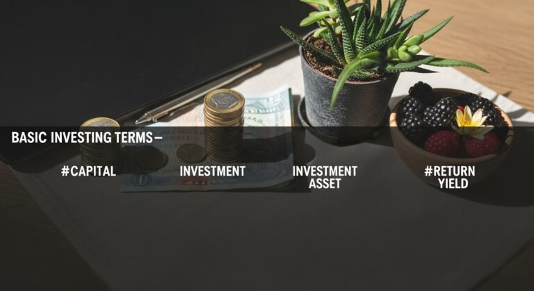 Featured illustration of basic investing terms and concepts for personal finance and entrepreneurship