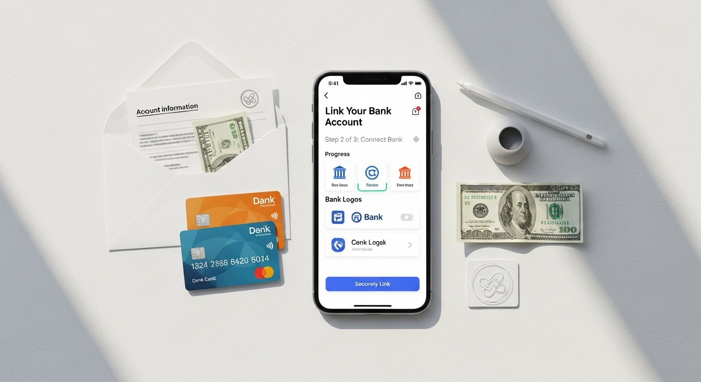 link bank account to investing app - photo 2 illustration