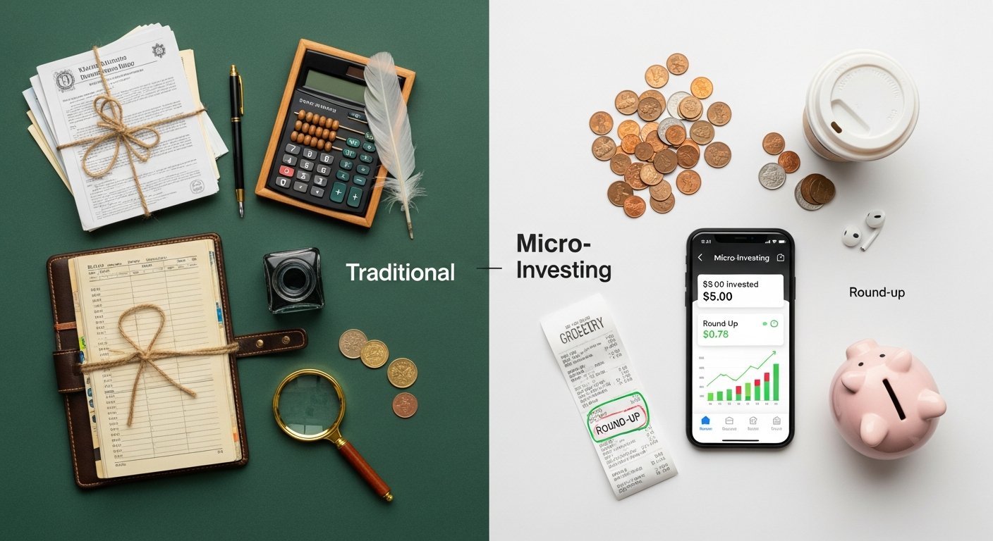 micro-investing vs traditional investing - photo 2 illustration