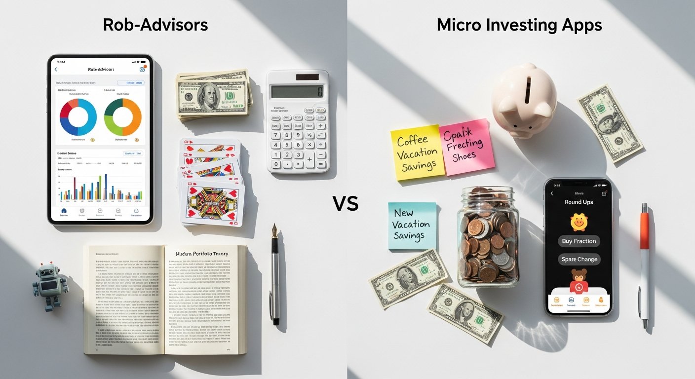 robo-advisors vs micro-investing apps - photo 2 illustration
