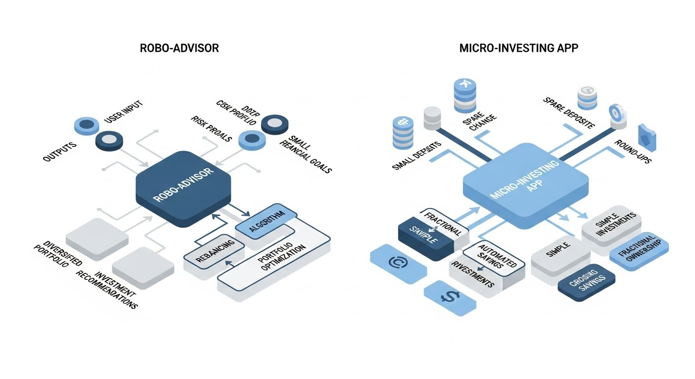 robo-advisors vs micro-investing apps - infographic 4 illustration